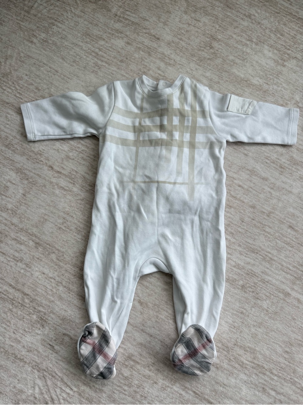 Burberry  Footed One-Piece for baby - 6M